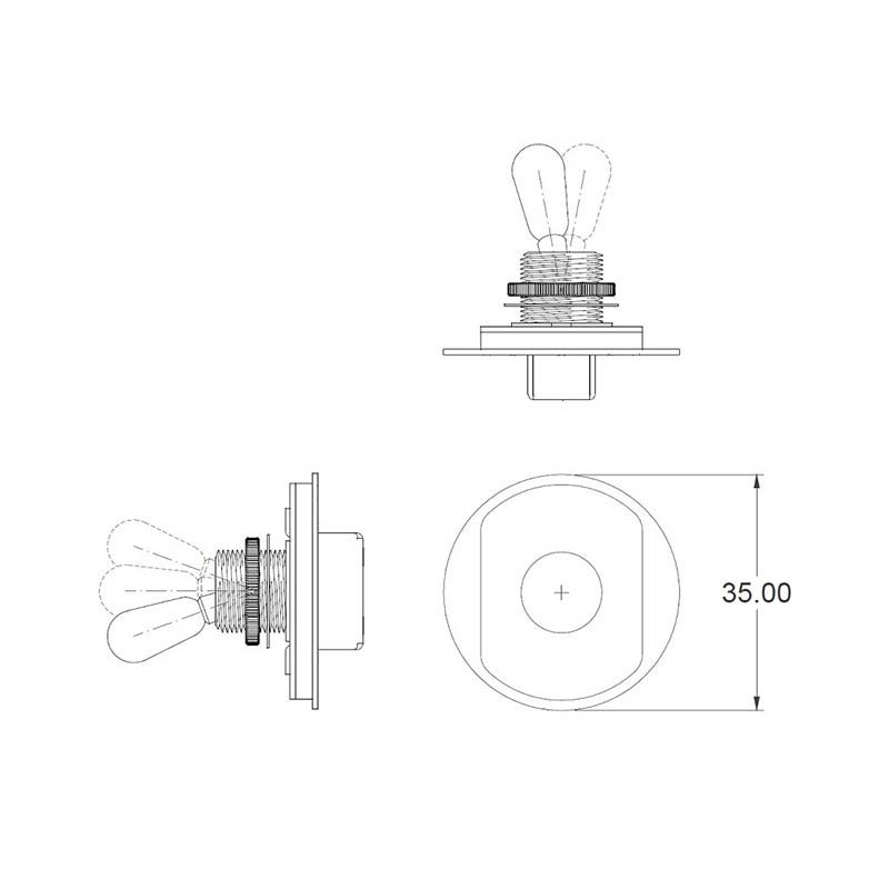 Freeway Switch Toggle Switch 3×3-05 画像3