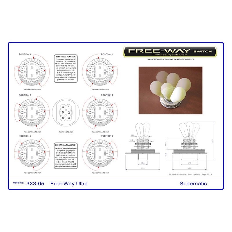 Freeway Switch Toggle Switch 3×3-05 画像4