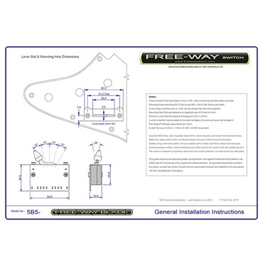 Freeway Switch Blade Switch 5B5-02（HSH & HHH用） 画像4