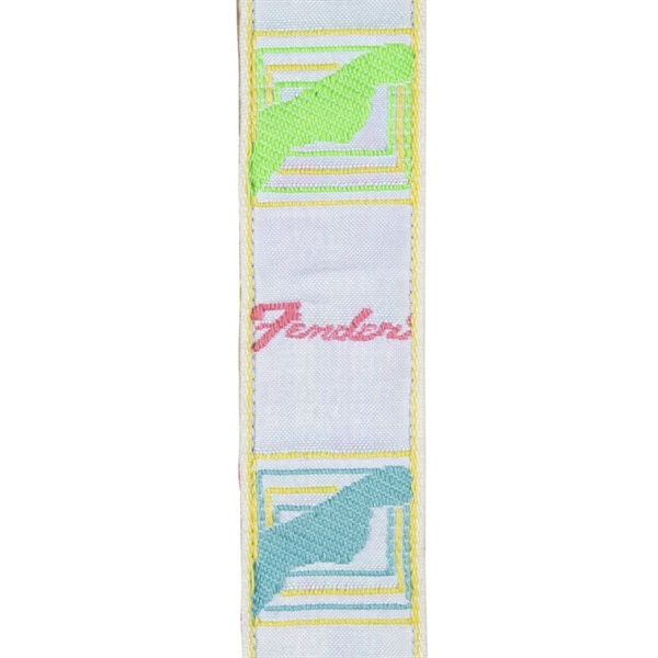 Fender USA Hama Okamoto Signature Strap (WH/YW/PK/BL/GR