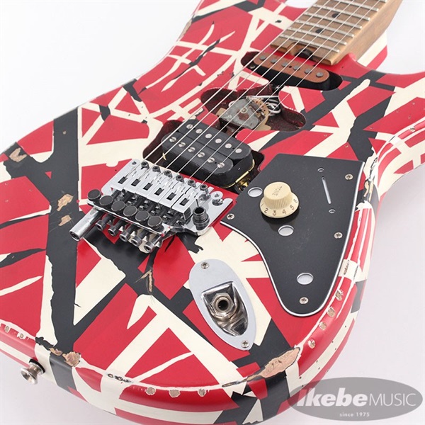 EVH Striped Series Frankenstein Frankie (Red with Black Stripes Relic) 画像9