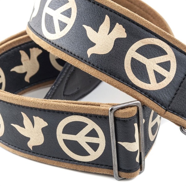 RIGHTON STRAPS STANDARD PLUS LEGEND PEACE & DOVES BLACK 画像1