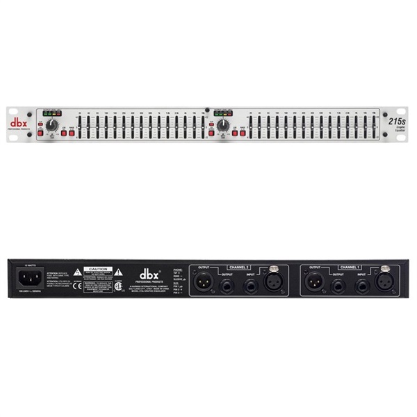 dbx 215s 【2ch 15バンドグラフィックイコライザー】【国内正規代理店保証品】 画像1