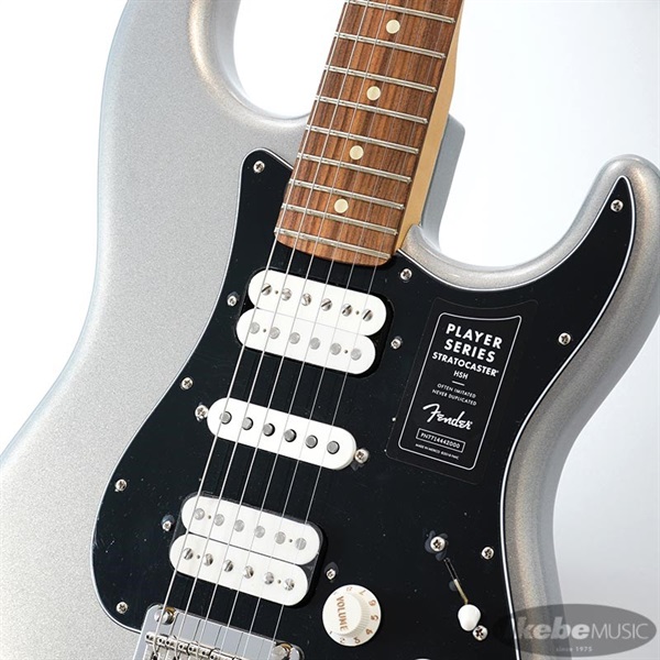 StratocasterR,　Player　HSH　Silver　ギター　FENDER　フェンダーエレキギター