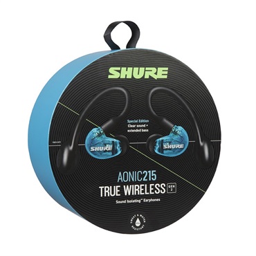 SHURE AONIC215(SE21DYBL+TW2-A Special Edition)(トランスルーセントブルー)(国内正規品・2年保証) 画像1