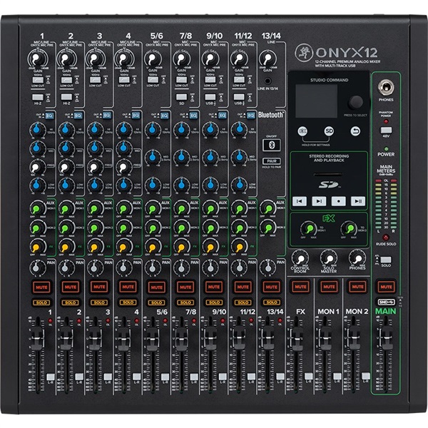 MACKIE Onyx12(USB搭載アナログミキサー・オーディオインターフェイス)(マッキー) 画像1