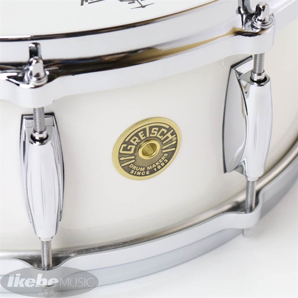 GRETSCH GRGL-5514S-1CL PWG [USA Custom Snare Drum 14×5.5 / Piano White Gloss] 画像4