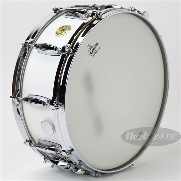 GRETSCH GRGL-5514S-1CL PWG [USA Custom Snare Drum 14×5.5 / Piano White Gloss] 画像7