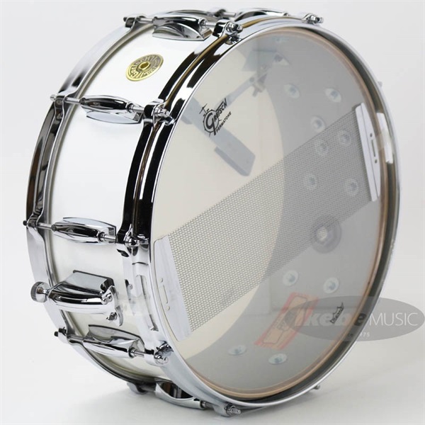 GRETSCH GRGL-5514S-1CL PWG [USA Custom Snare Drum 14×5.5 / Piano White Gloss] 画像8