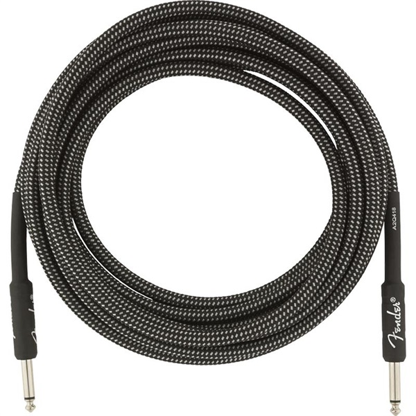 Fender USA Professional Series Instrument Cable， 15'， Gray Tweed 画像1