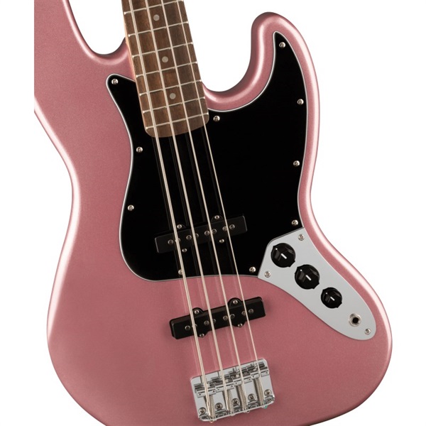 Squier by Fender Affinity Series Jazz Bass (Burgundy Mist/Laurel