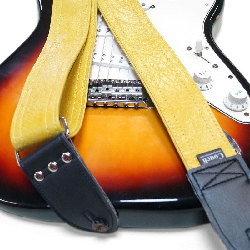 Couch Guitar Strap 1970's Vintage Mustard Yellow 画像3