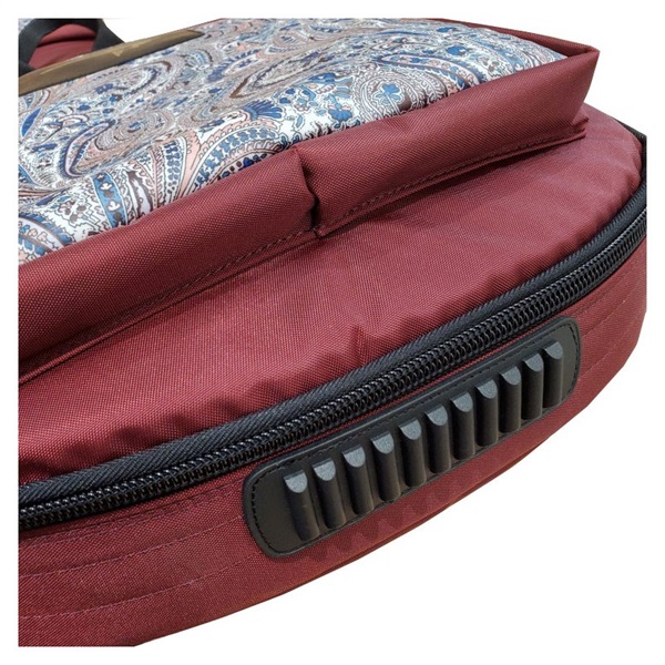 NAZCA Protect Case ギター用 ［Burgundy / Psychedelic Paisleyポケット］【受注生産品】 画像3