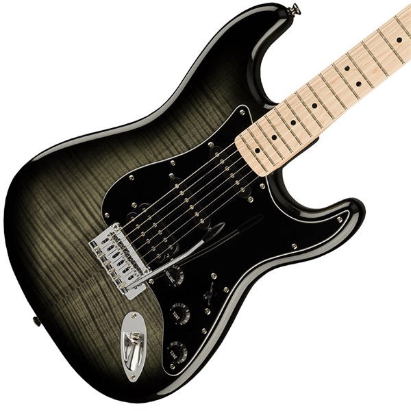 Squier by Fender Affinity Series Stratocaster FMT HSS (Black Burst/Maple) 画像2