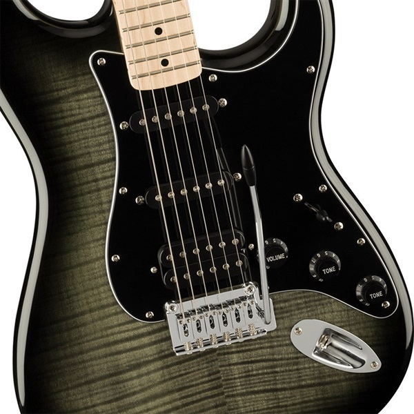 Squier by Fender Affinity Series Stratocaster FMT HSS (Black Burst/Maple) 画像3