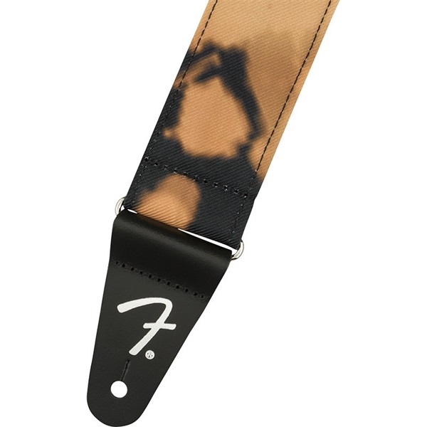 Fender USA Tie Dye Acid Wash Strap (Black) (#0990637206) 画像1