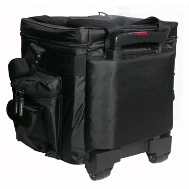 MAGMA 【GW激得セール】 LP-BAG100 Trolley Black/Black【レコード用キャリーバッグ】(マグマ) 画像2