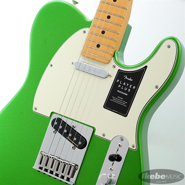 Fender MEX Player Plus Telecaster (Cosmic Jade/Maple) 画像3