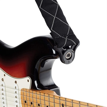 D’Addario Auto Lock Guitar Strap［50BAL02/Black Diamond Padded］ 画像1