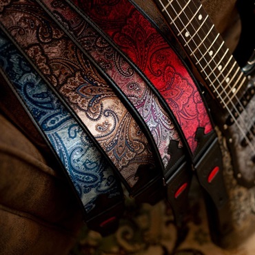 RIGHTON STRAPS T-PAISLEY VELVET Red 画像2