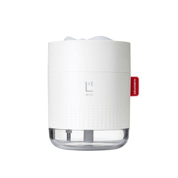 SANWA SUPPLY USB-TOY100W　USB加湿器(LEDライト付き) ホワイト 【数量限定価格】 画像1