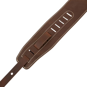 Sadowsky Guitars Genuine Leather Bass Strap (Brown/Silver) 画像4