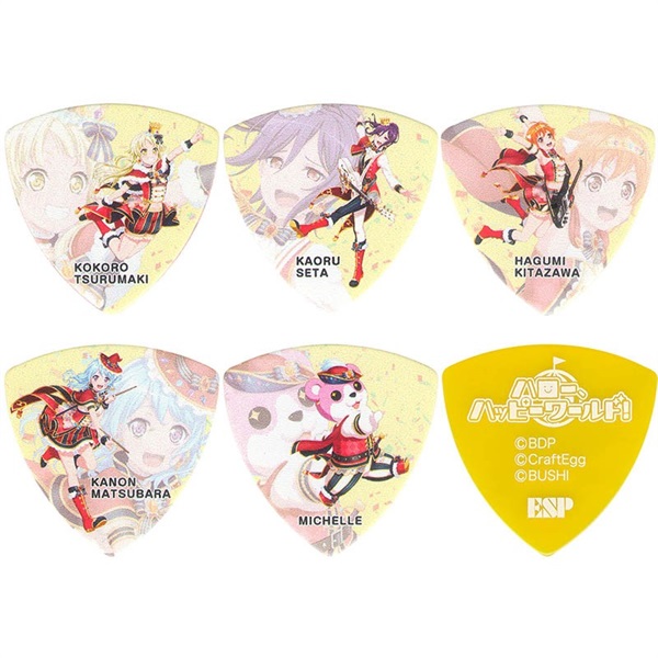 い ハロー、ハッピーワールド！クリティカルトリガー サイン EXs 5枚セット ESP ESP×バンドリ！ガールズバンドパーティ！キャラクターピック