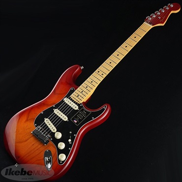 Fender USA American Ultra Luxe Stratocaster (Plasma Red Burst/Maple) 画像1