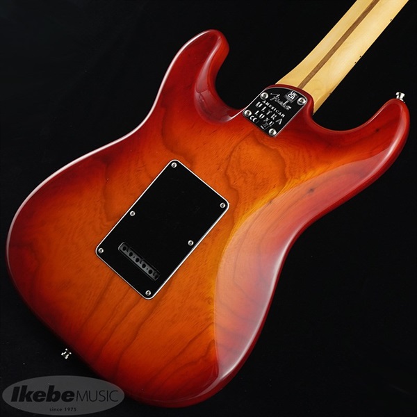 Fender USA American Ultra Luxe Stratocaster (Plasma Red Burst/Maple) 画像5