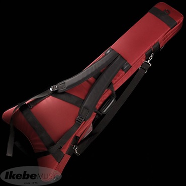 NAZCA 【受注生産品】 Protect Case for Guitar WATER PROOF [防水仕様/FVギター用] Burgundy 横掛Dカン付 画像2