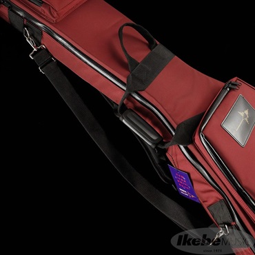 NAZCA 【受注生産品】 Protect Case for Guitar WATER PROOF [防水仕様/FVギター用] Burgundy 横掛Dカン付 画像4