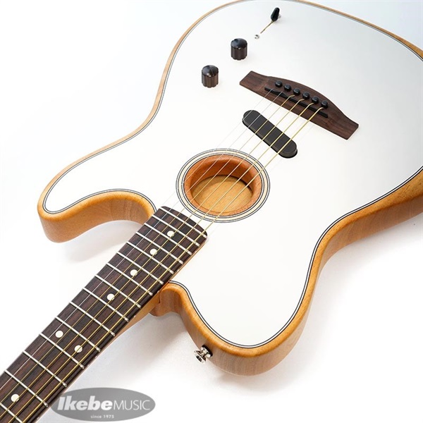 Fender Acoustics Acoustasonic Player Telecaster (Arctic White) 画像5