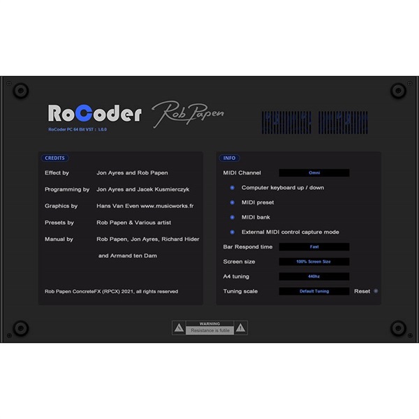 Rob Papen RoCoder (代引不可)(オンライン納品) 画像1
