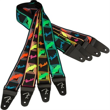 Fender USA NEON MONOGRAMMED STRAP (GREEN/YELLOW) (#0990681307) 画像3