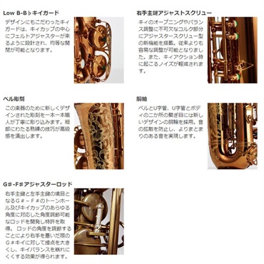 Wood Stone アルトサックス ウッドストーン WSA-VL-WOF New Vintage 【調整&セットアップ後出荷】【5年間キーバランス調整無料】 画像3