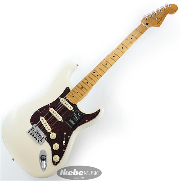 Fender MEX Player Plus Stratocaster (Olympic Pearl/Maple Fender MEX Player Plus Stratocaster (Olympic Pearl/Maple