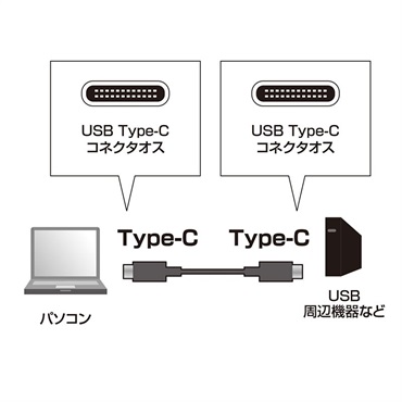 SANWA SUPPLY KU31-CCP510 【1.0m】(USB3.1 Type C Gen2 PD対応ケーブル) 画像1