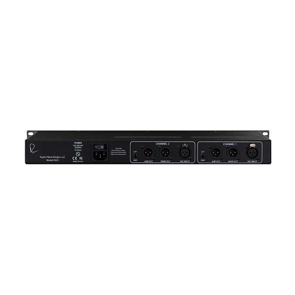 RUPERT NEVE DESIGNS 5025 Dual Shelford Mic Pre（5025 デュアルシェルフォード マイクプリ） 【予約商品納期別途ご案内】【レギュラーモデル再販開始】 画像2