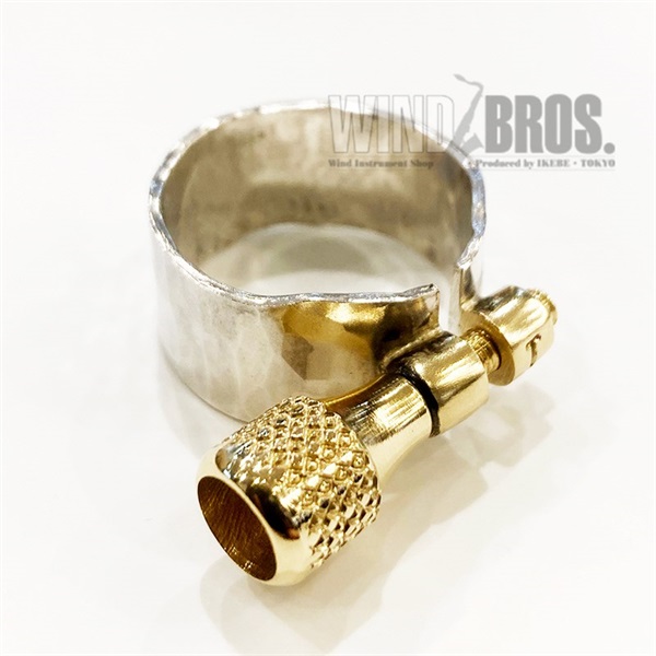 Gottsu ゴッツ テナーサックス/メタル用リガチャー Solid Silver Ligature 画像2