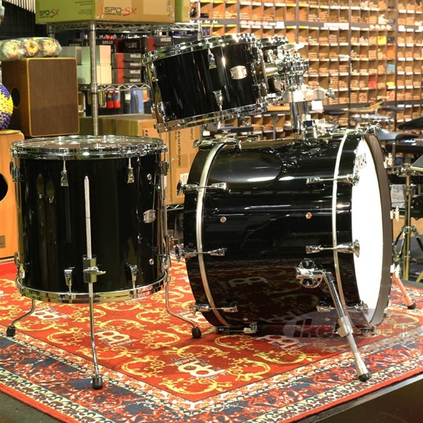 YAMAHA Absolute Hybrid Maple 4pc Drum Kit - Solid Black [AMB2216 SOB ＋ AMP6F3 SOB] 画像3