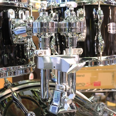 YAMAHA Recording Custom 4pc Drum Kit - Solid Black [RBB2216 SOB ＋ RBP6F3 SOB] 画像4