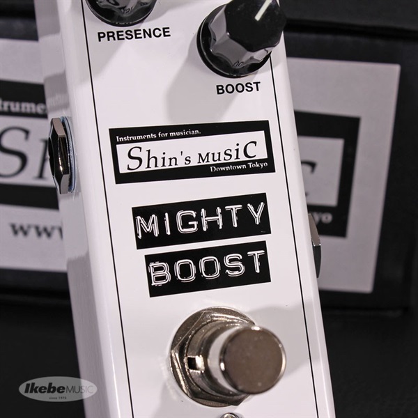 shin's music MIGHTY BOOST [Super natural Booster/Buffer] ｜イケベ