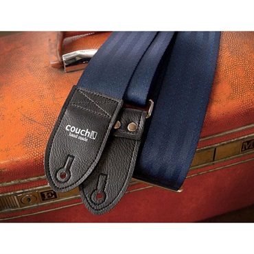 Couch Guitar Strap Recycled Navy Seatbelt 画像1