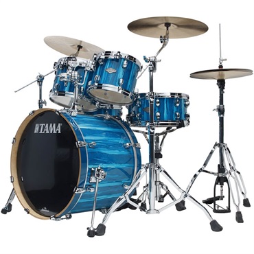 TAMA Starclassic Performer 4pc Drum Kit - Sky Blue Aurora [MBS42S-SKA] 【お取り寄せ品】 画像1