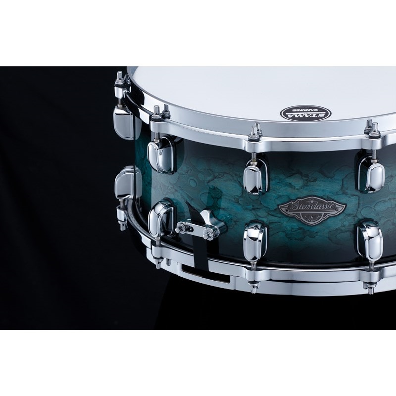 TAMA Starclassic Performer Snare Drum 14×6.5 - Sky Blue Aurora [MBSS65-SKA] 画像3