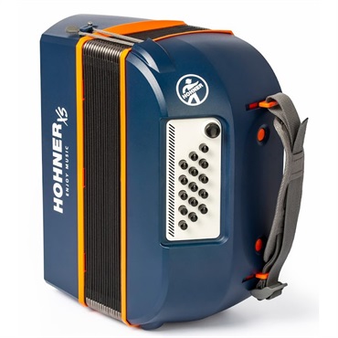 Hohner HOHNER ホーナー アコーディオン 入門向け ピアノ式 小型 XSアコーディオン ピアノキー Dark Blue 【超小型・軽量アコーディオン！】 画像4
