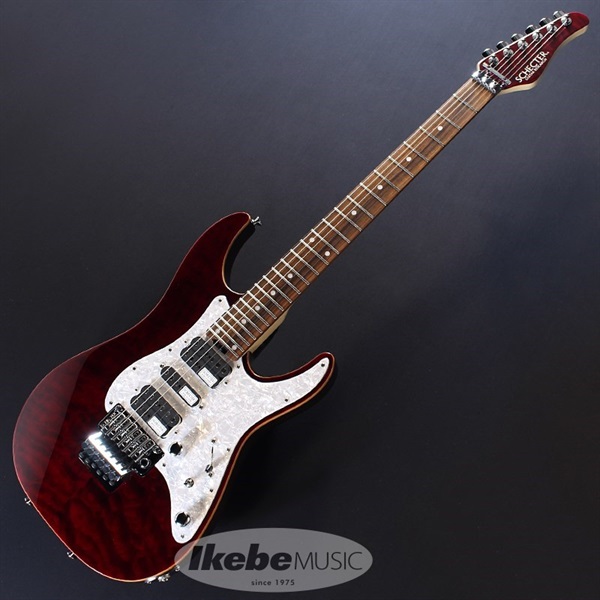 SCHECTER SD-2-24-AL (See-Thru Red/Rosewood) 画像1