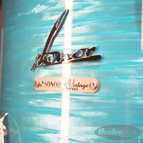 SONOR Vintage Series 3pc Drum Set [BD20，FT14，TT12/California Bluel/ VT-THREE20WM:CAB] 画像2