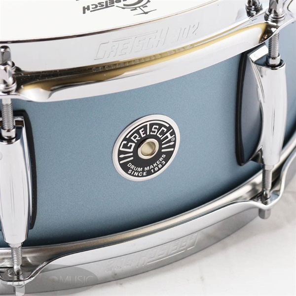 GRETSCH GBSL-0514S-8CL SIBM [Brooklyn Snare Drum 14×5 - Satin Ice Blue Metallic] 画像4