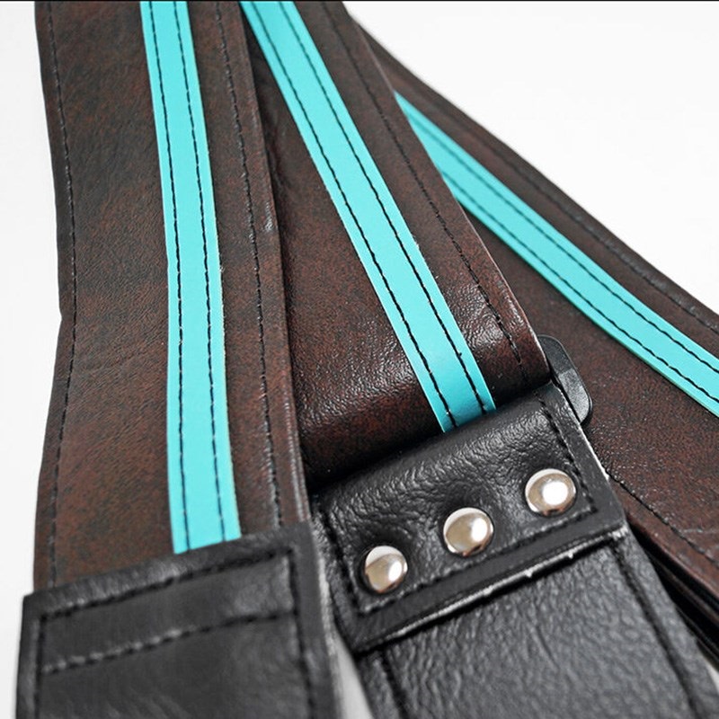 Couch Guitar Strap Racer X Brown/Blue 画像1
